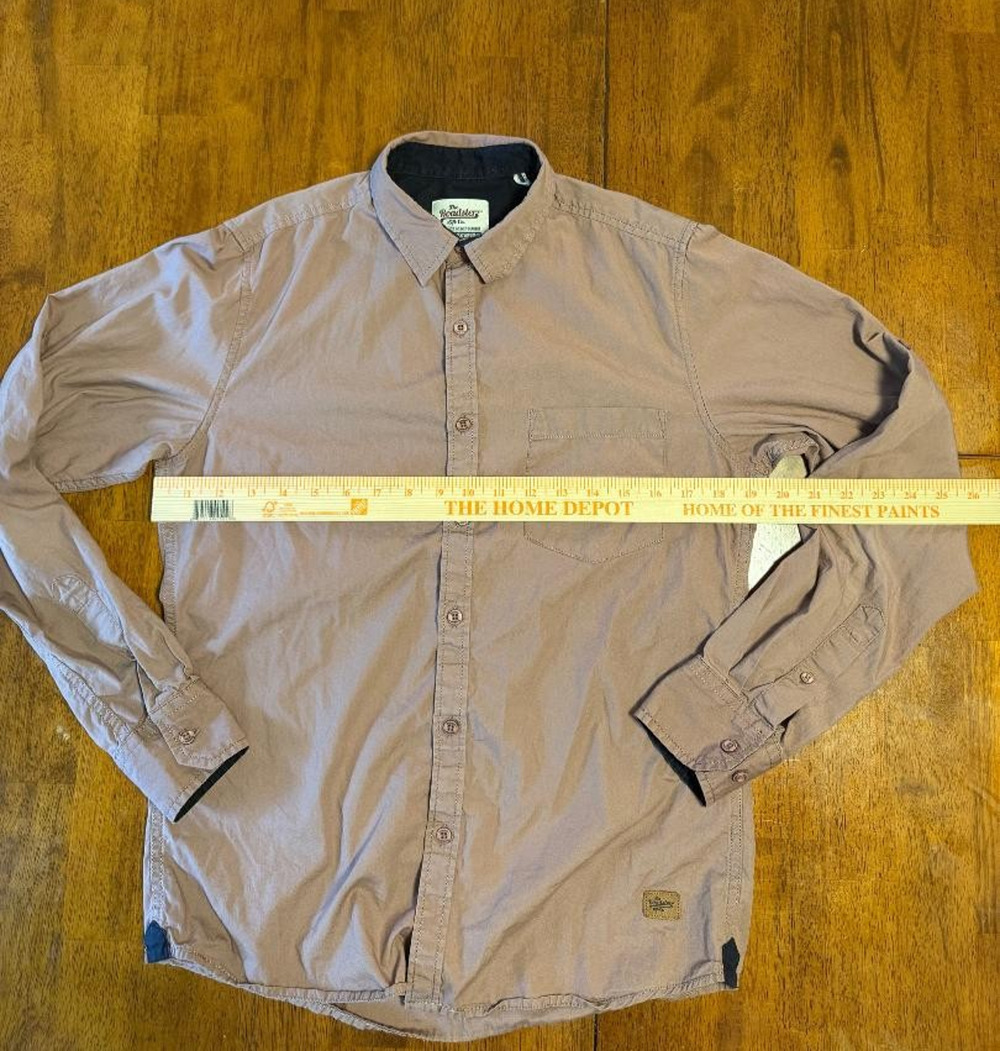 Mens The Roadster Life Co. Long Sleeve Button Up Shirt, Size S